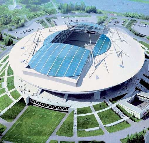 Проектировании электрообогрева стадиона Зенит
